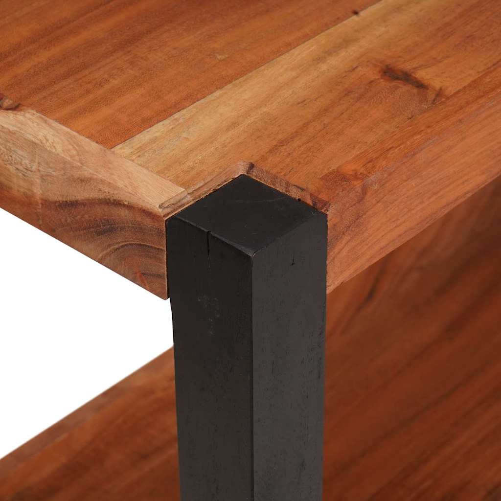 Bookshelf Brown 80 x 30 x 75 cm Solid Acacia Wood