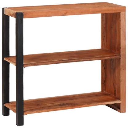 Bookshelf Brown 80 x 30 x 75 cm Solid Acacia Wood