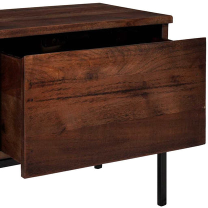 TV Cabinet Honey brown 110 x 30 x 36 cm Solid acacia wood