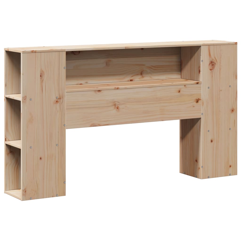 Bookcase Bed without Mattress 120x190 cm Small Double Solid Wood Pine