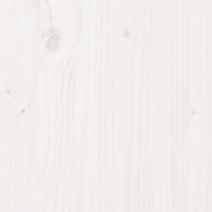 Bookcase Bed without Mattress White 160x200 cm Solid Wood Pine