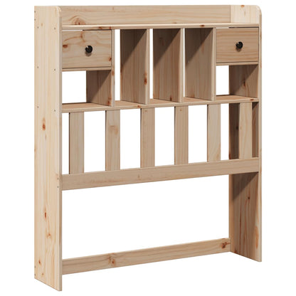 Bookcase Bed without Mattress 75x190cm Small Single Solid Wood Pine