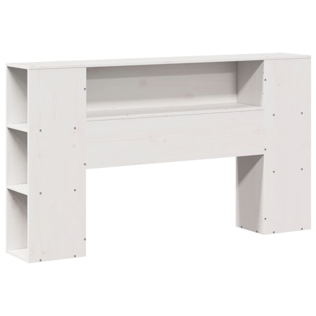 Bookcase Bed | White | Solid Pine Wood | Double | Bookcase Bed