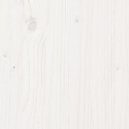 Bookcase Bed without Mattress White 90x190cm Solid Wood Pine