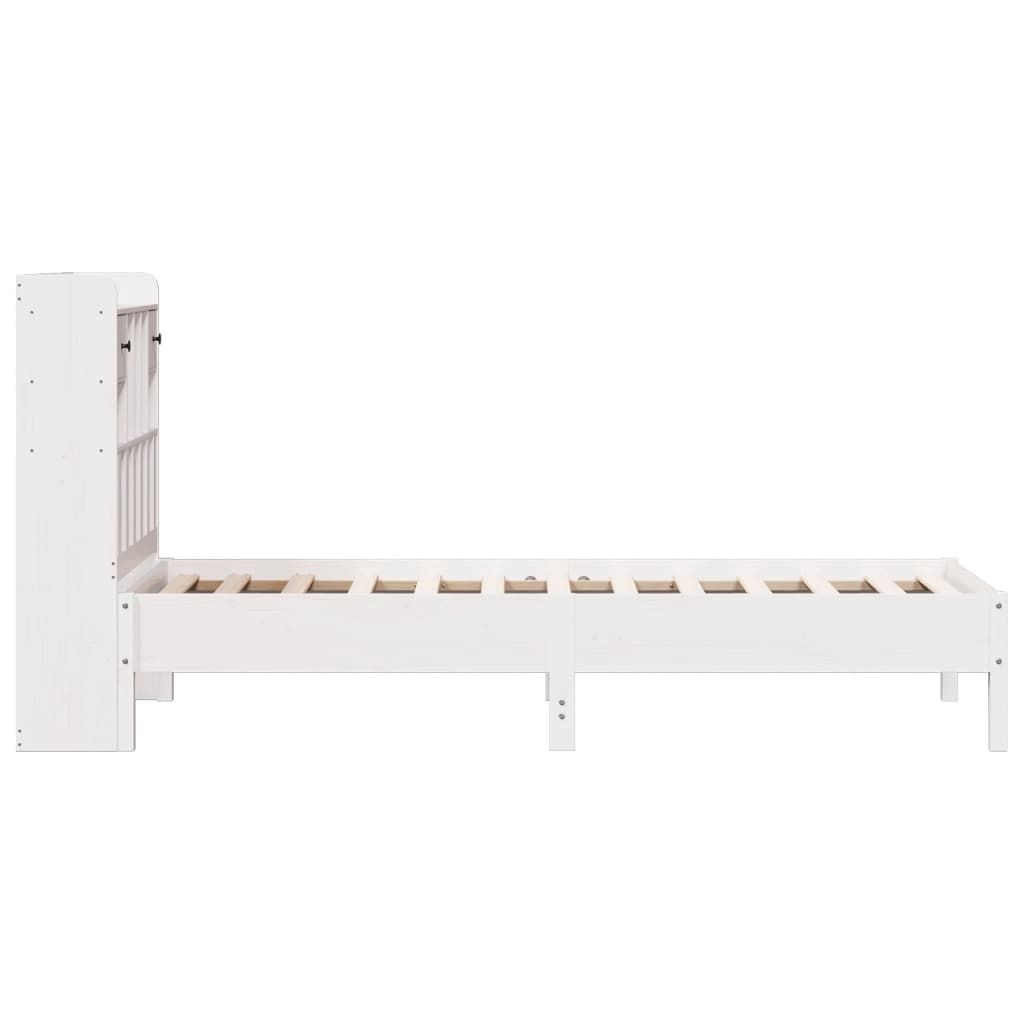 Bookcase Bed | White | Solid Pine wood | Single | Bookcase Bed