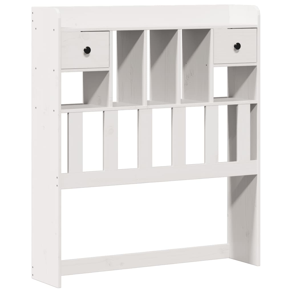 Bookcase Bed | White | Solid Pine wood | Single | Bookcase Bed
