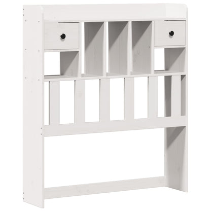 Bookcase Bed | White | Solid pinewood | Single | Bookcase Bed