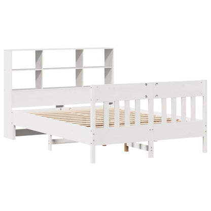 Bed Frame without Mattress White 160x200 cm Solid Wood Pine