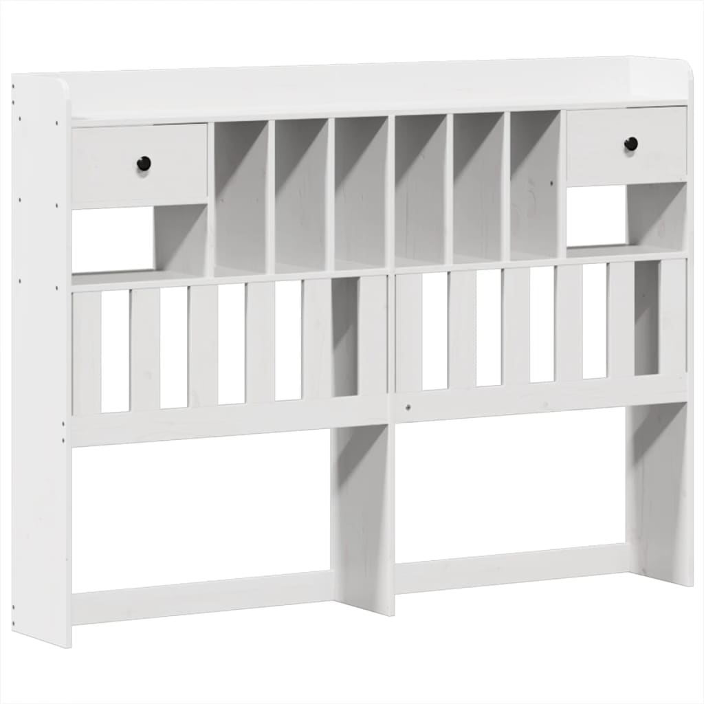 Bed Frame without Mattress White 160x200 cm Solid Wood Pine