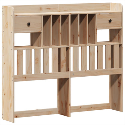 Bed Frame without Mattress 135x190 cm Double Solid Wood Pine