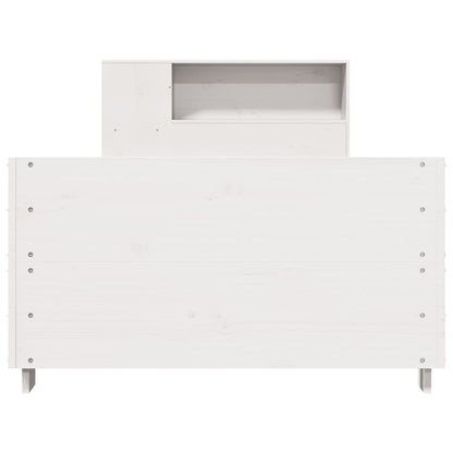 Bed Frame without Mattress White 75x190 cm Small Single Solid Wood Pine