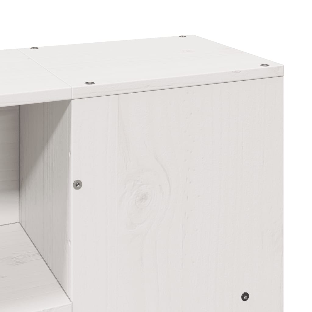 Bed Frame without Mattress White 160x200 cm Solid Wood Pine