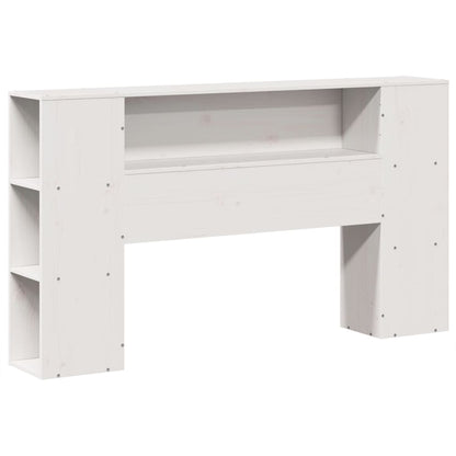 Bed Frame without Mattress White 135x190 cm Double Solid Wood Pine