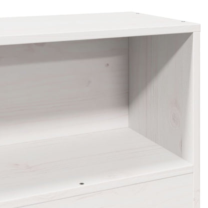Bed Frame without Mattress White 75x190 cm Small Single Solid Wood Pine