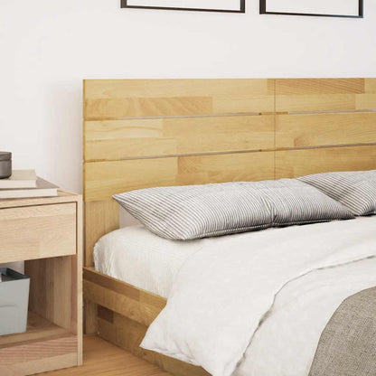 Headboard 140 cm Solid Wood Oak