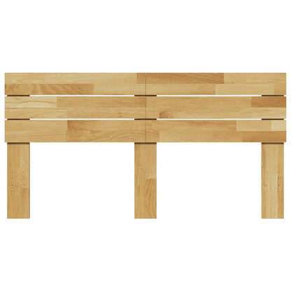 Headboard 140 cm Solid Wood Oak