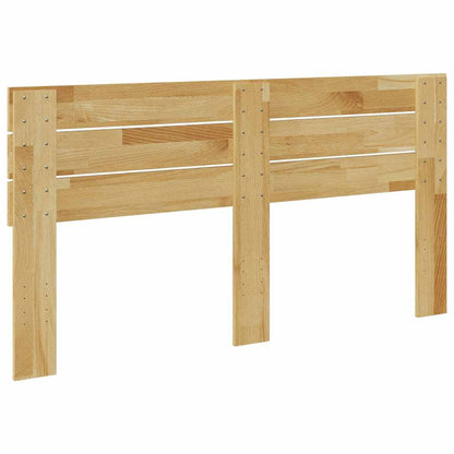 Headboard 150 cm Solid Wood Oak