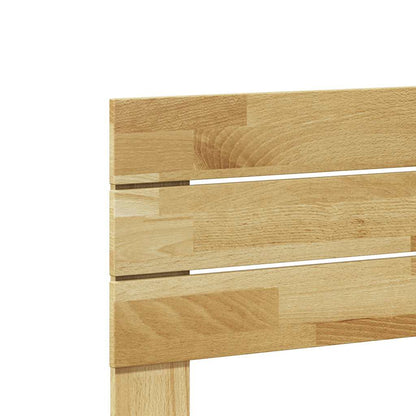 Headboard 150 cm Solid Wood Oak