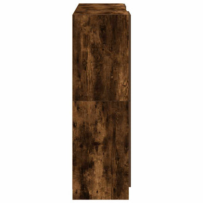 3 Piece Kitchen Cabinet Set Smoked Oak Engineered Wood