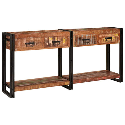 Console Tables with Drawer 2 pcs Multicolour 161 x 33 x 75 cm