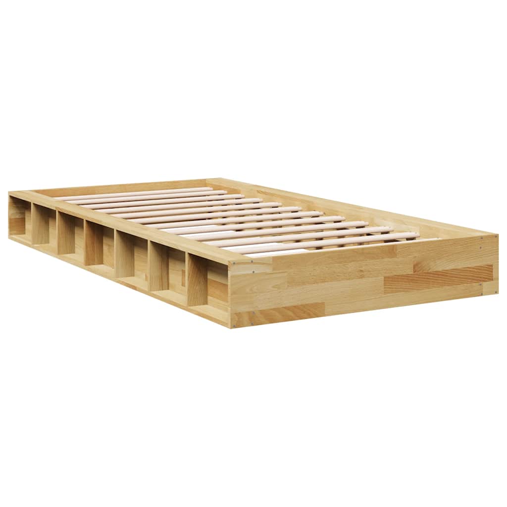 Bed Frame | Oak | Solid oak wood | Single | Bed Frame | Rectangular