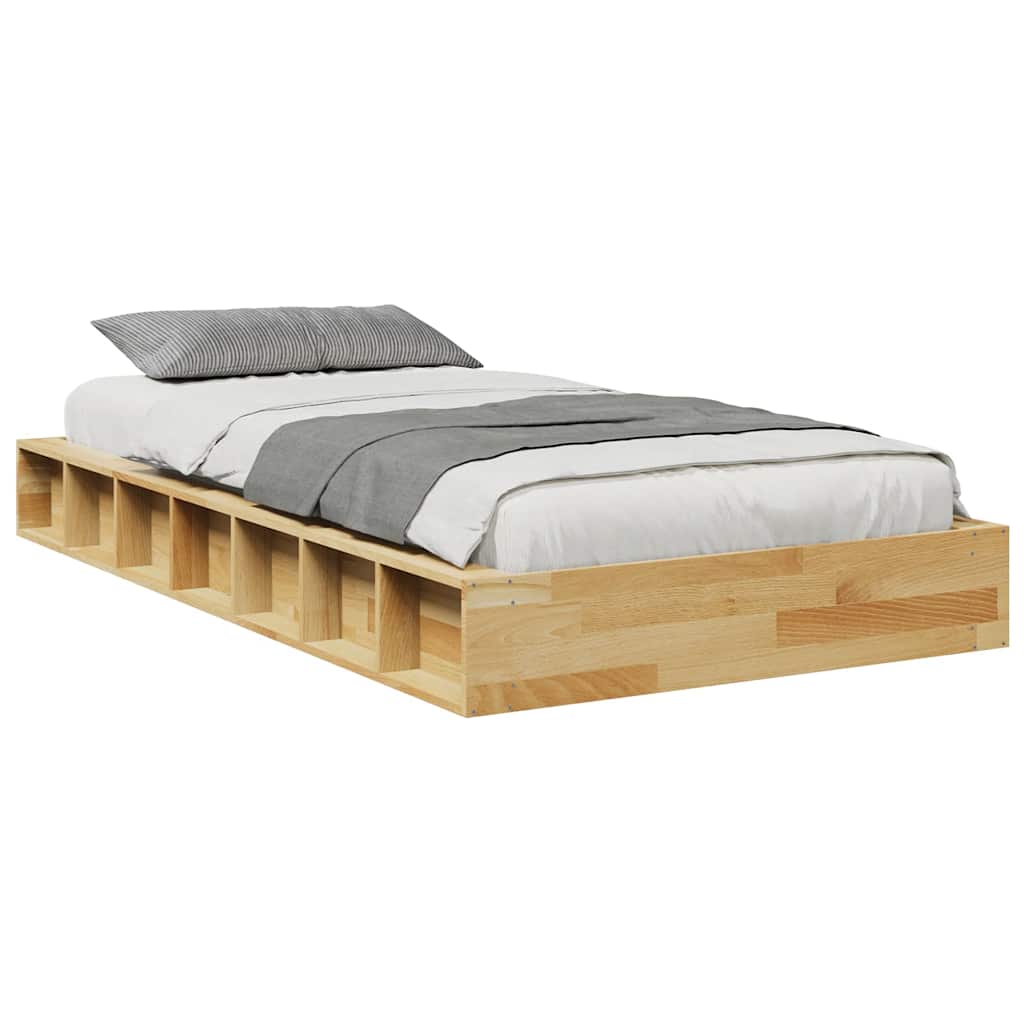 Bed Frame | Oak | Solid Oak Wood, Plywood | Single | Bed Frame