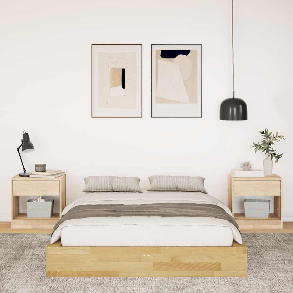 Bed Frame | Oak | Solid Oak wood | Double | Storage | Bed Frame