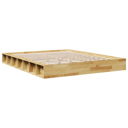 Bed Frame | Oak | Solid oak wood, Plywood | Double | Bed Frame