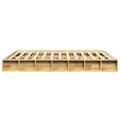 Bed Frame | Oak | Solid oak wood, Plywood | Double | Bed Frame