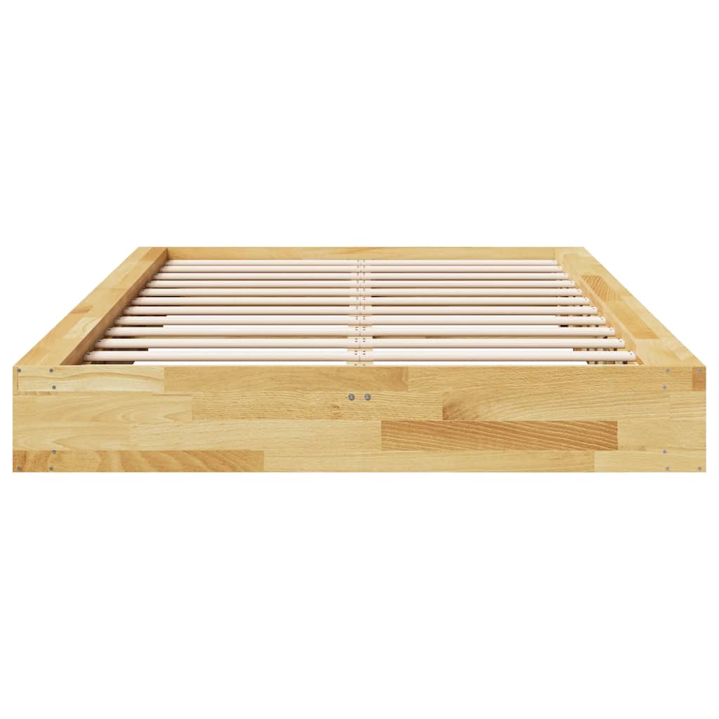 Bed Frame | Oak | Solid oak wood | Double | Bed Frame | Rectangular