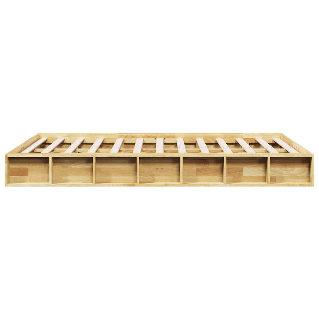 Bed Frame | Oak | Solid oak wood | Double | Bed Frame | Rectangular