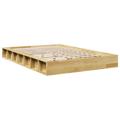 Bed Frame | Oak | Solid oak wood | Double | Bed Frame | Rectangular