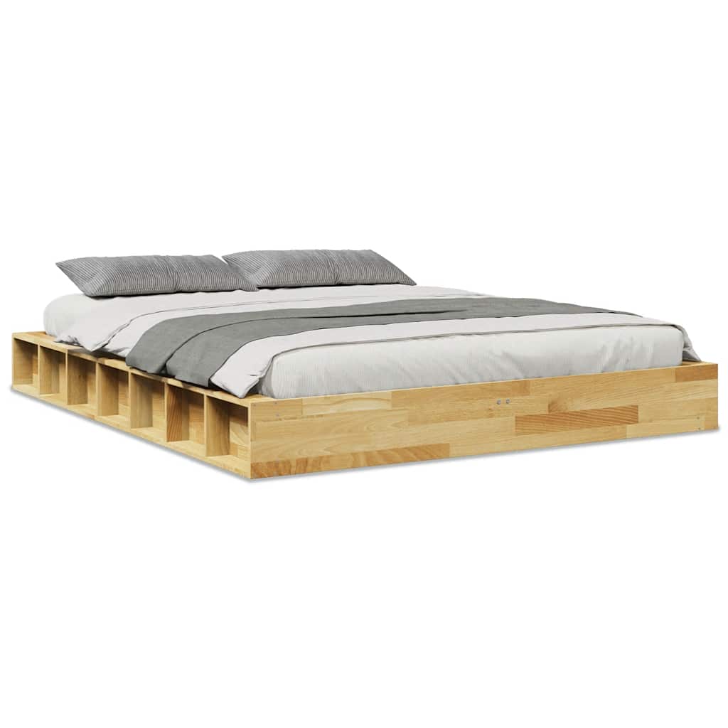 Bed Frame | Oak | Solid Oak Wood | Double | Bed Frame | Rectangular