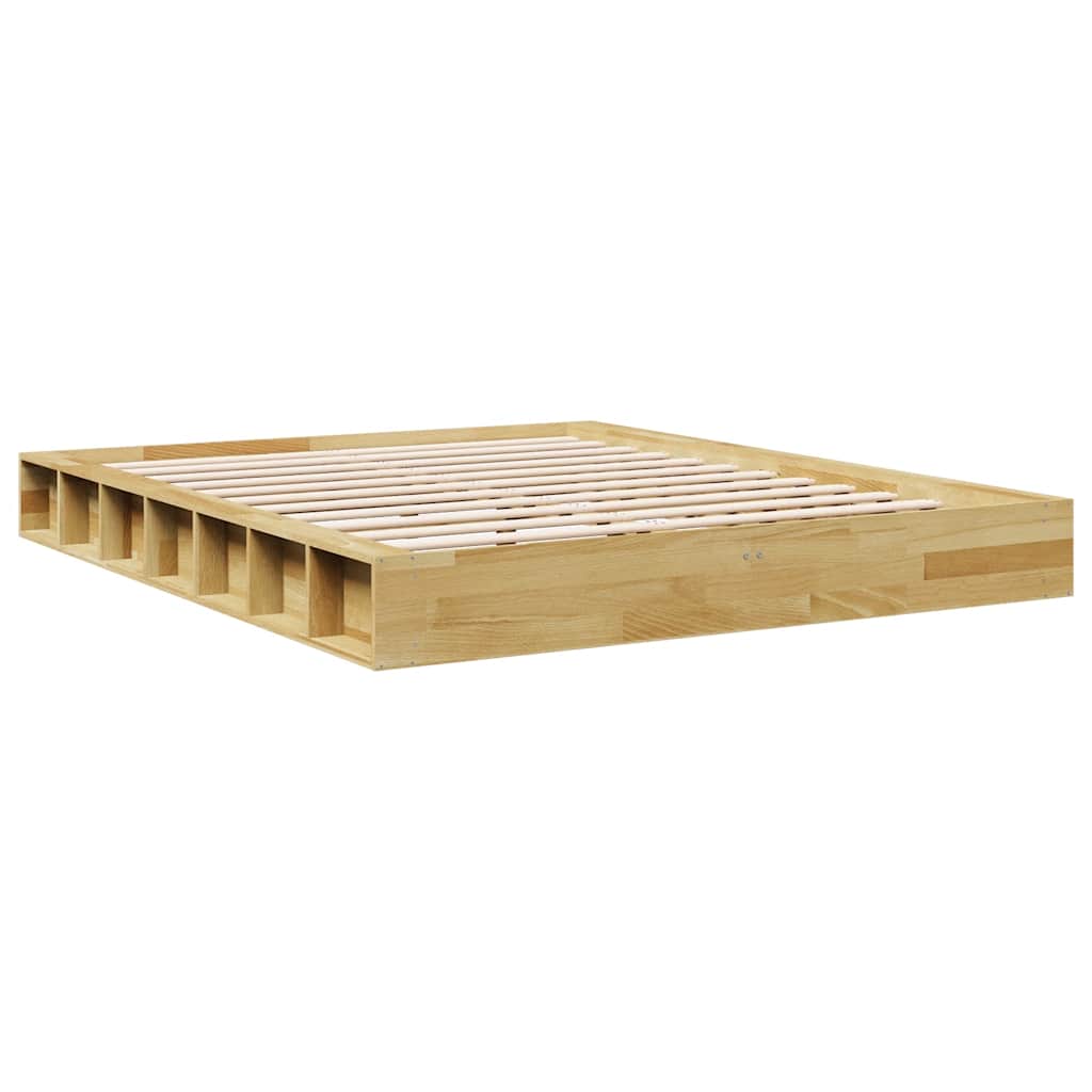 Bed Frame | Oak | Solid Oak Wood | Double | Bed Frame | Rectangular