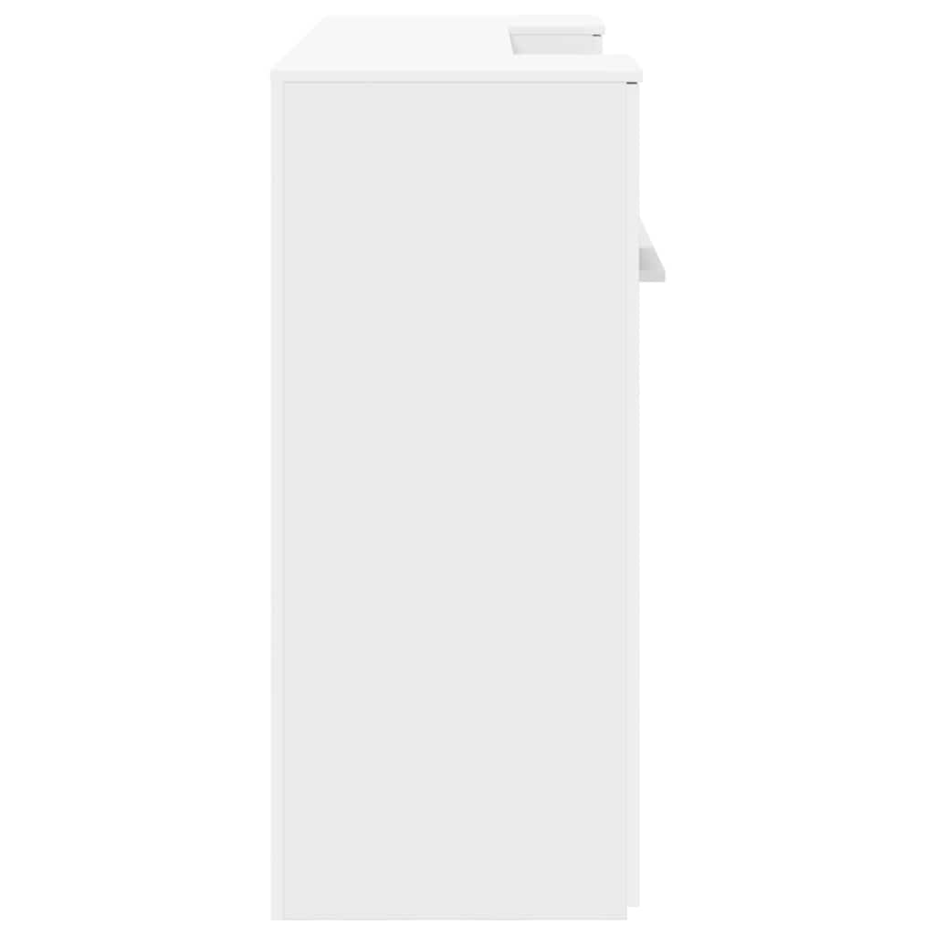 Reception Desk White 180x50x103.5 cm Engineered Wood