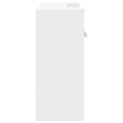 Reception Desk White 180x50x103.5 cm Engineered Wood