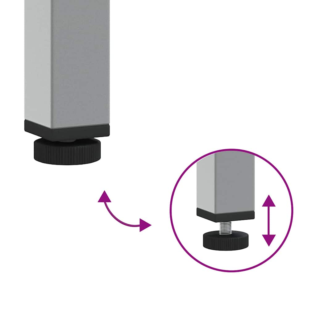 Work Bench with Drawer Black and Grey 50 x 55 x 85 cm