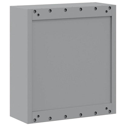 Tool Cabinet with Shelf with Lock Red and Grey 50 x 20 x 55 cm