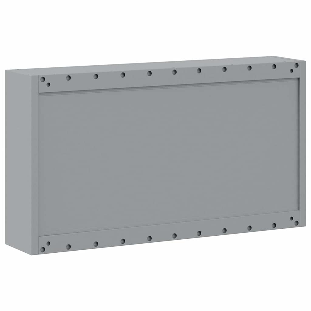 Tool Cabinet with Shelf Black and Grey 100 x 20 x 55 cm