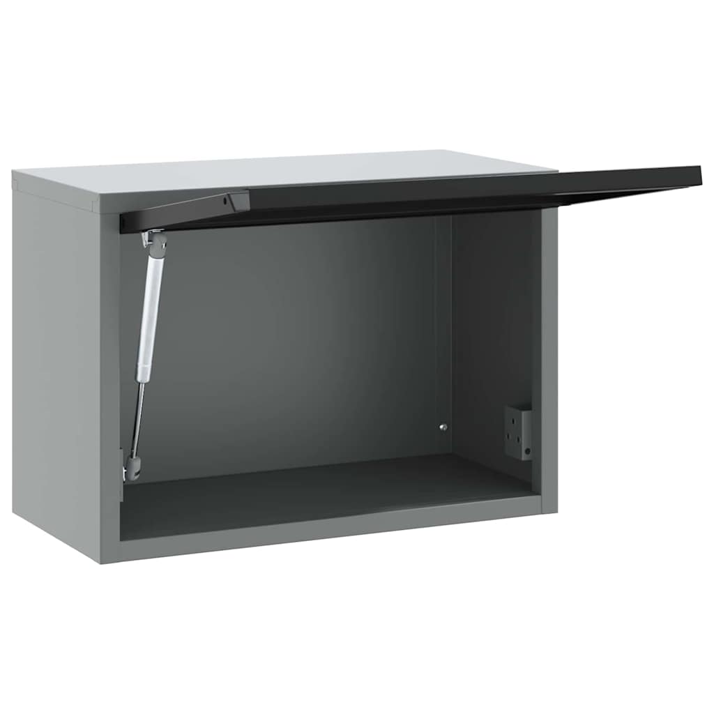 Tool Cabinet with Storage Black and Grey 50 x 25 x 35 cm