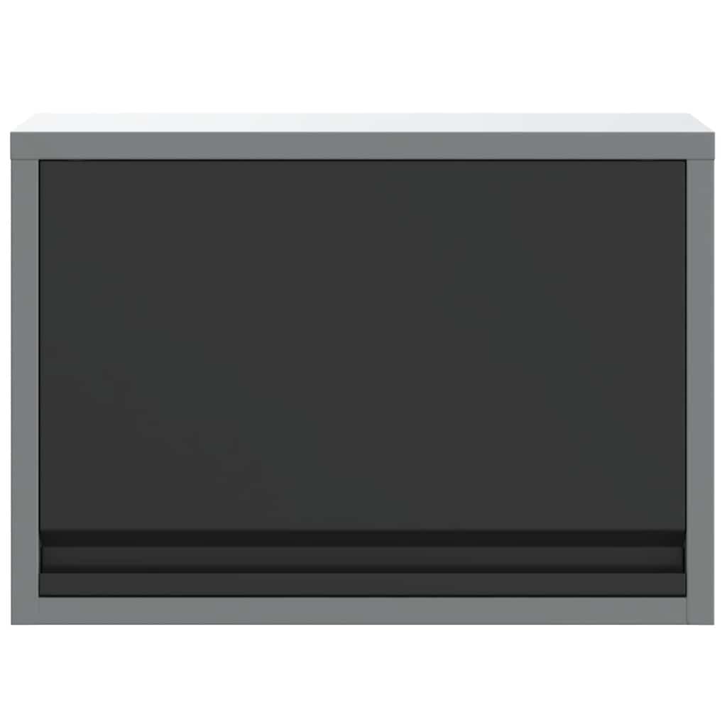 Tool Cabinet with Storage Black and Grey 50 x 25 x 35 cm