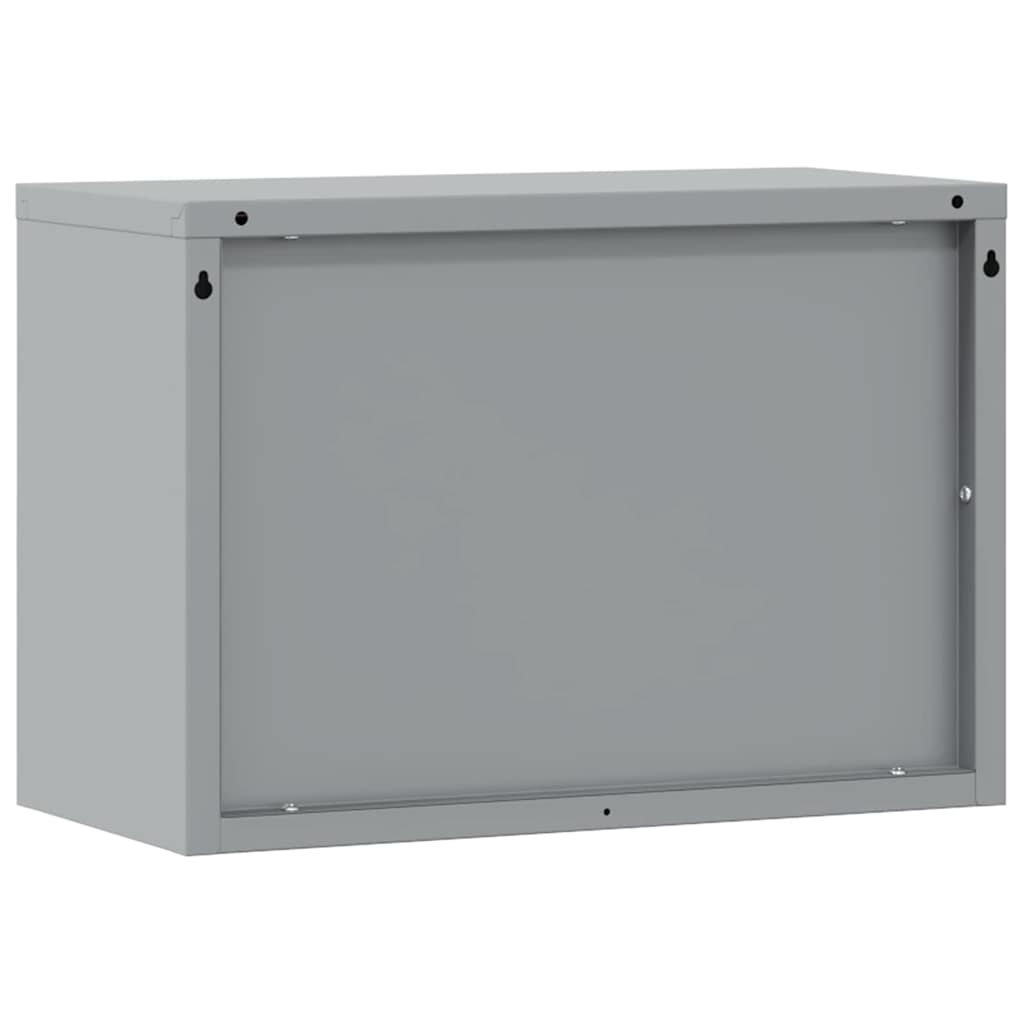 Tool Cabinet with Storage Red and Grey 50 x 25 x 35 cm