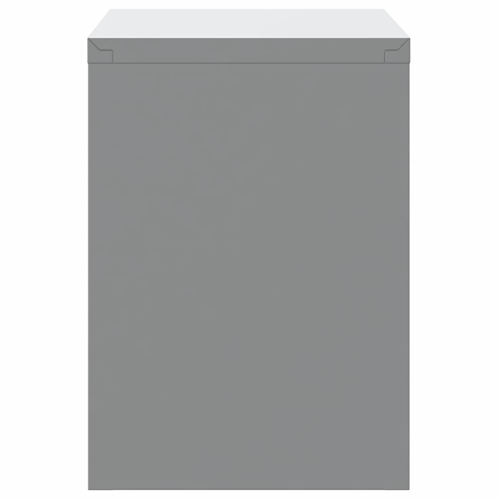 Tool Cabinet with Storage Red and Grey 50 x 25 x 35 cm