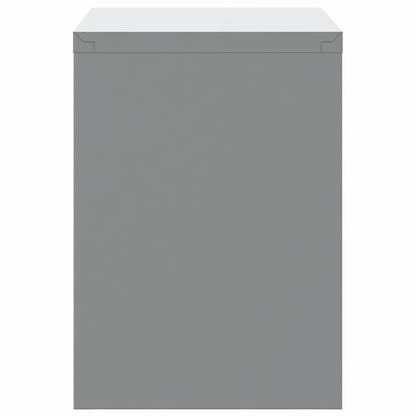 Tool Cabinet with Storage Red and Grey 50 x 25 x 35 cm