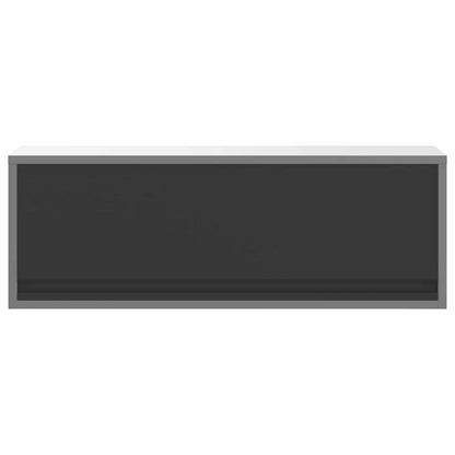 Tool Cabinet with Storage Black and Grey 100 x 25 x 35 cm