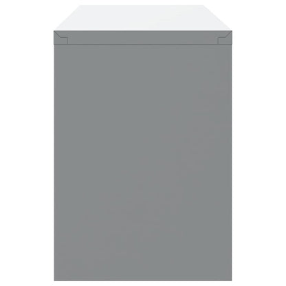 Tool Cabinet with Storage Black and Grey 100 x 25 x 35 cm