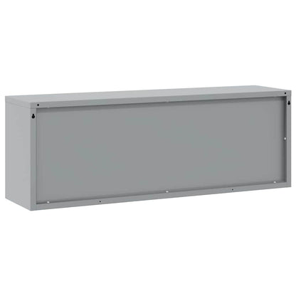 Tool Cabinet with Storage Red and Grey 100 x 25 x 35 cm