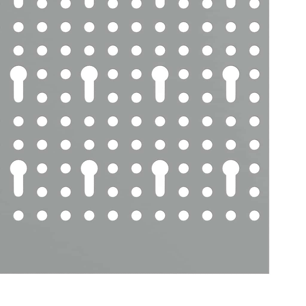 Tool Wall Panel 3 pcs Grey 150 x 1 x 80 cm Steel