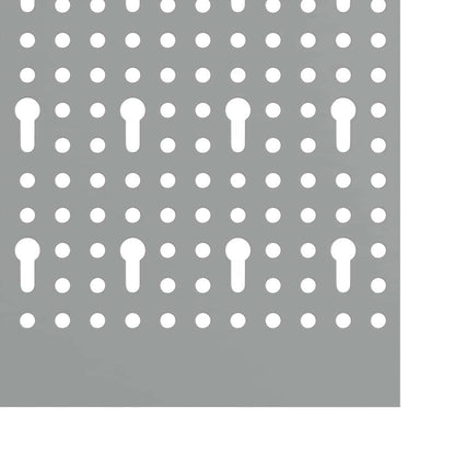 Tool Wall Panel 3 pcs Grey 150 x 1 x 80 cm Steel
