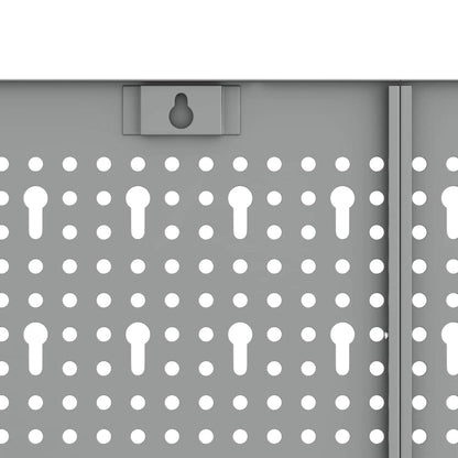 Tool Wall Panel 3 pcs Grey 150 x 1 x 80 cm Steel